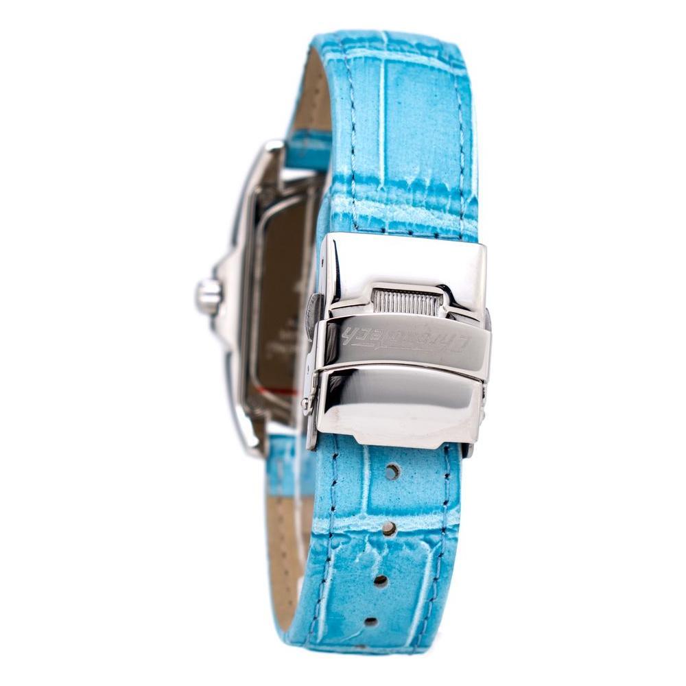 Chronotech Blue Leather Watch