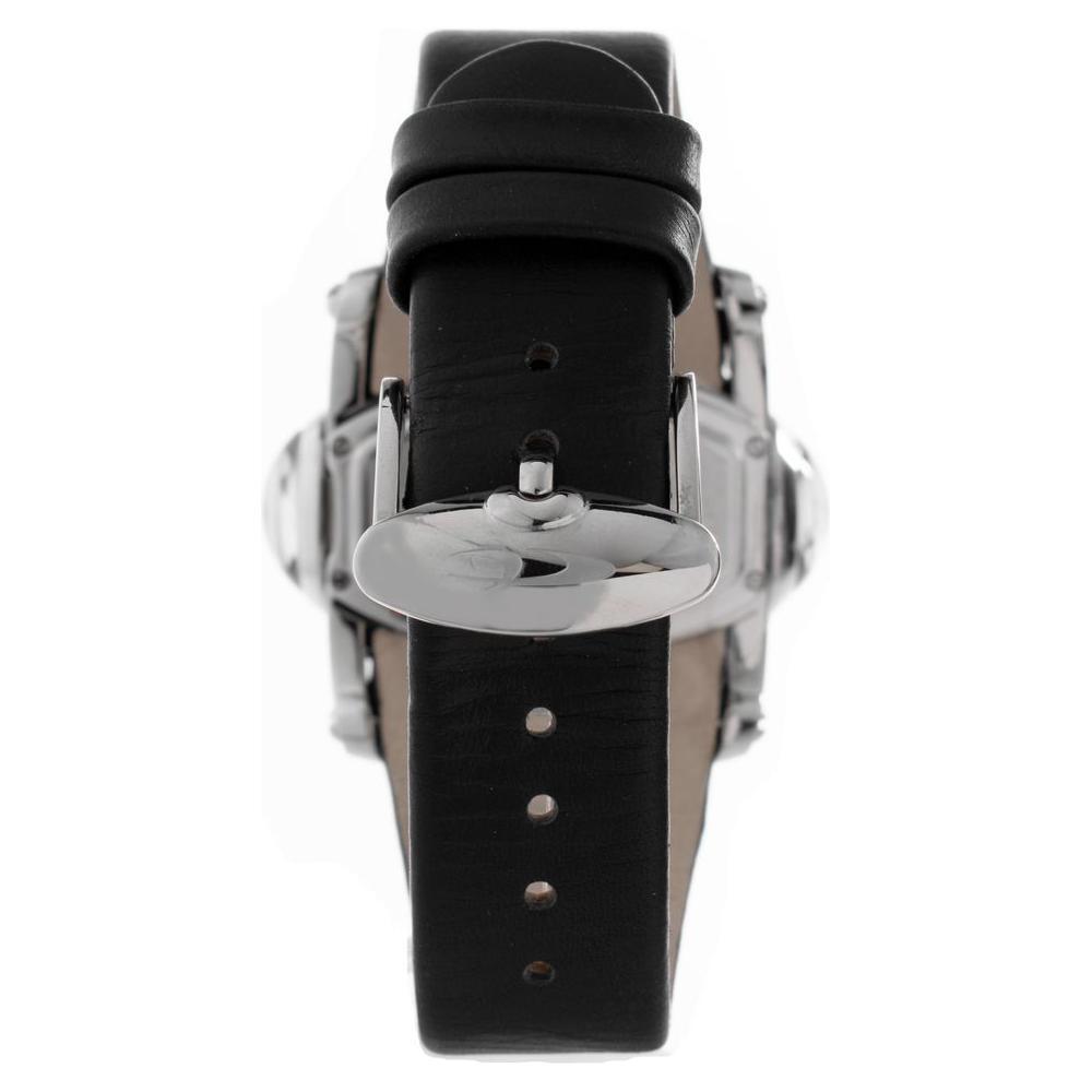 Chronotech Black Leather Watch