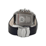 Chronotech Black Leather Watch CHCT7895M62AC