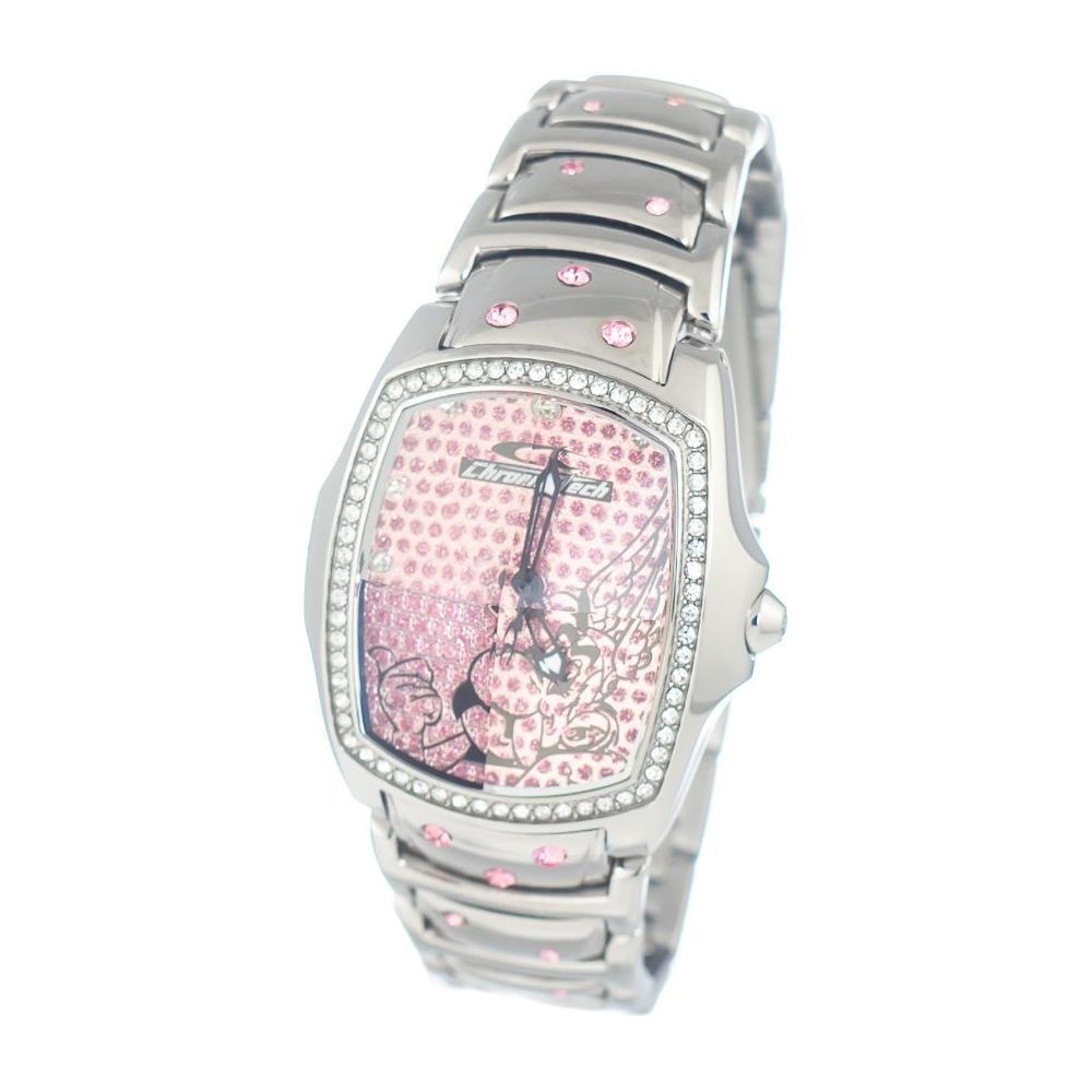 Chronotech Silver Stainless Steel Watch