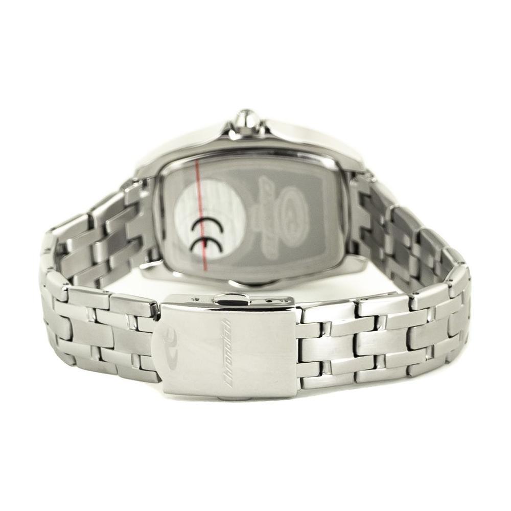 Chronotech Silver Stainless Steel Dress Watch