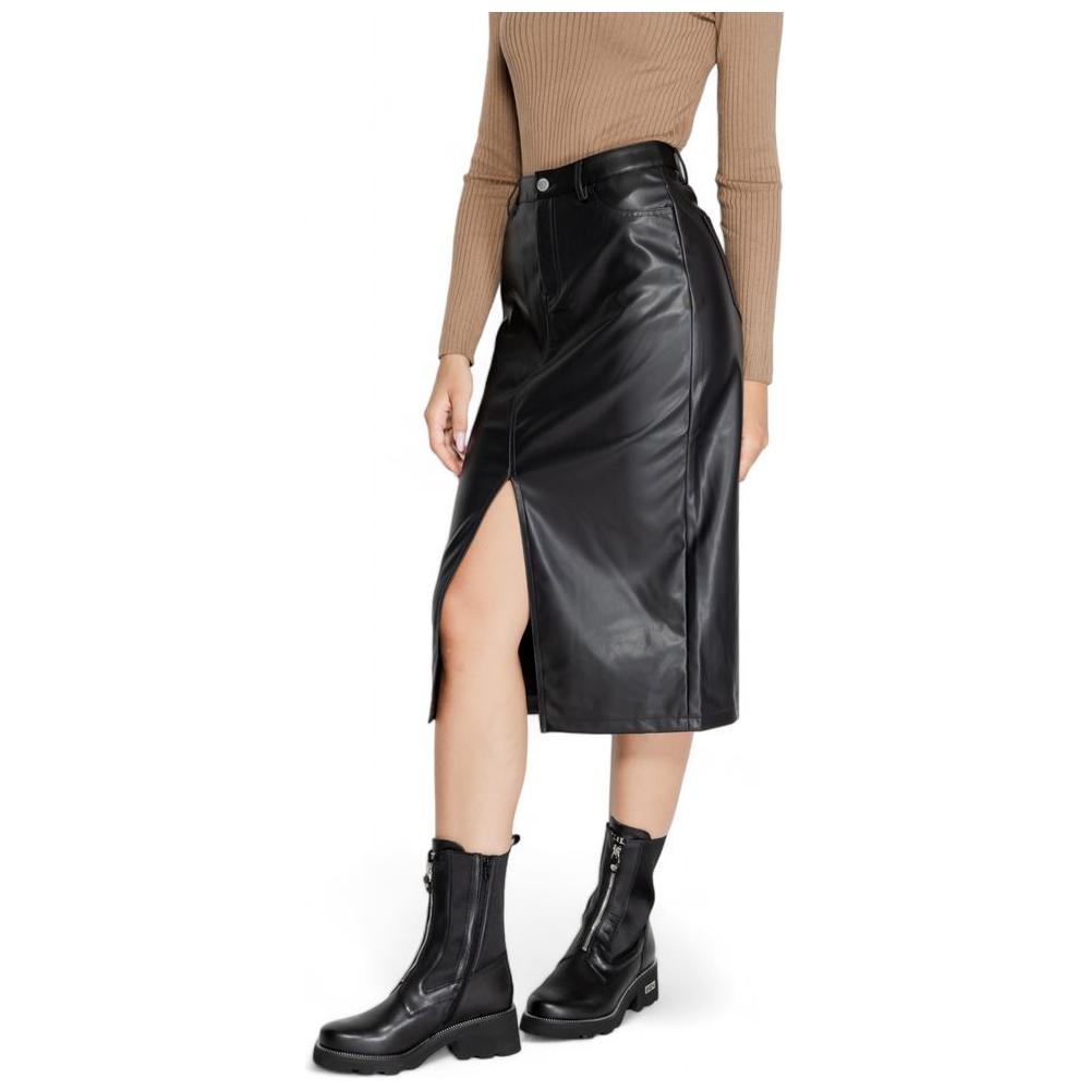 Only Black Polyester Skirt