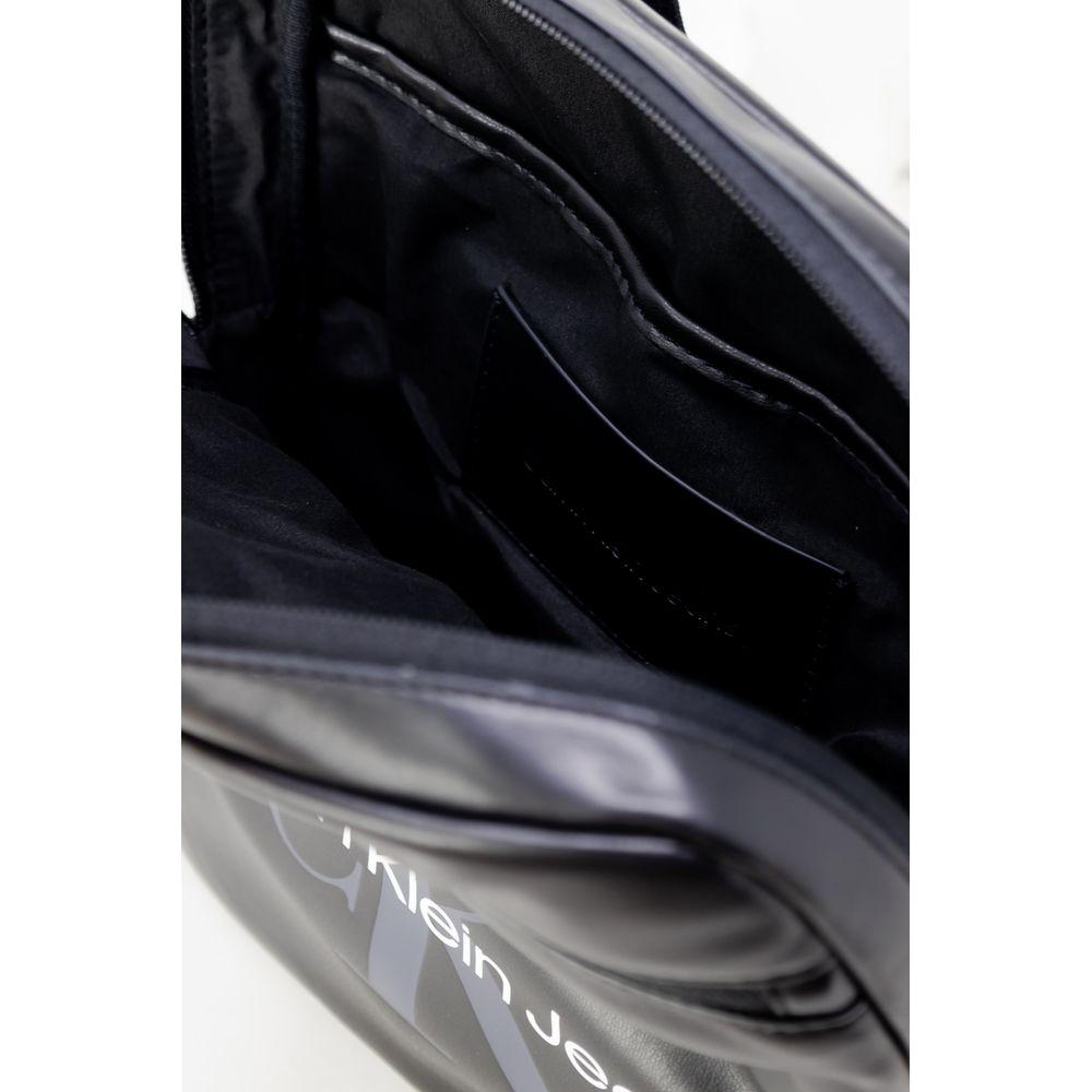 Calvin Klein Black Polyester Bag Calvin Klein Gray