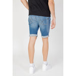 Gas Blue Cotton Bermuda GA-13363500176-W31
