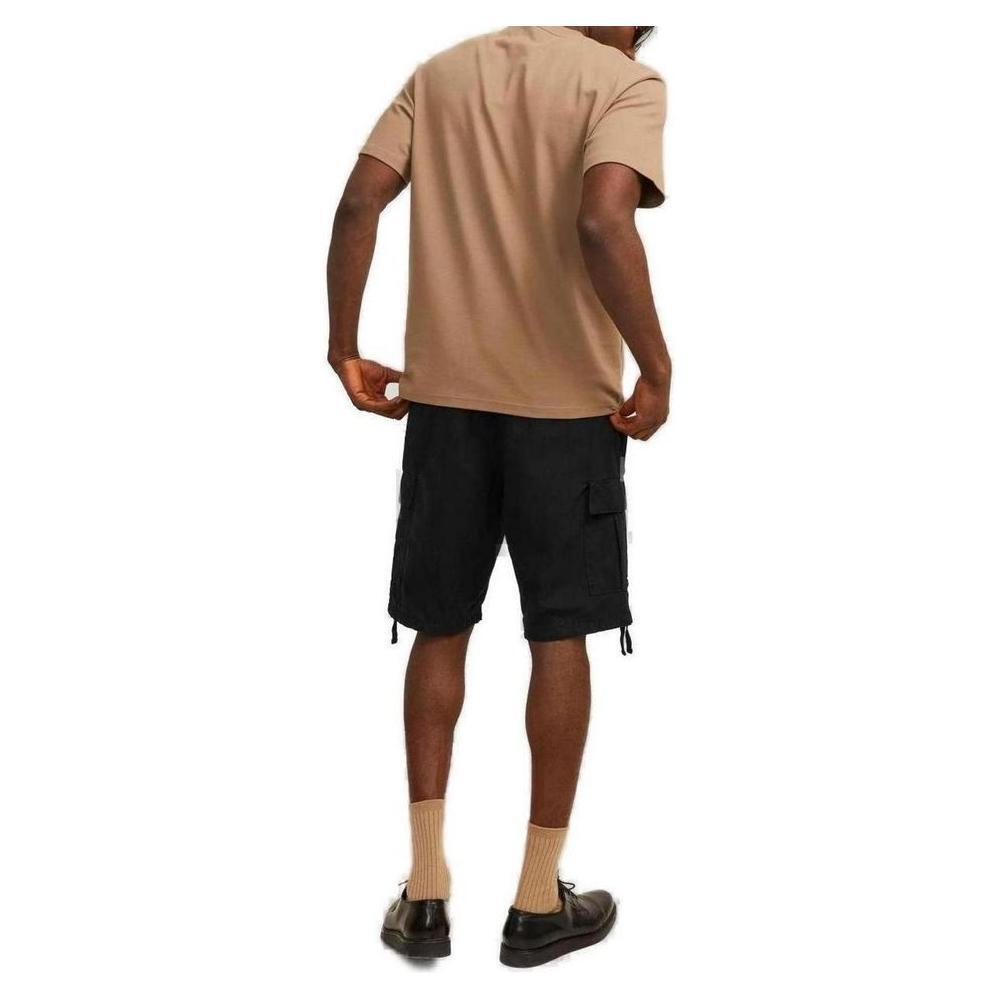 Jack Jones Black Cotton Bermuda JA-13395700009-IT44 | S