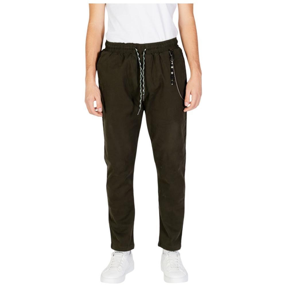 Gianni Lupo Green Cotton Jeans & Pant 1728,71956299936,Clothing,Gianni Lupo,Green,IT50 | L,Jeans & Pants - Men - Clothing,Men,Men - Clothing,New with tags Gianni Lupo GI-14788300149-IT50 | L