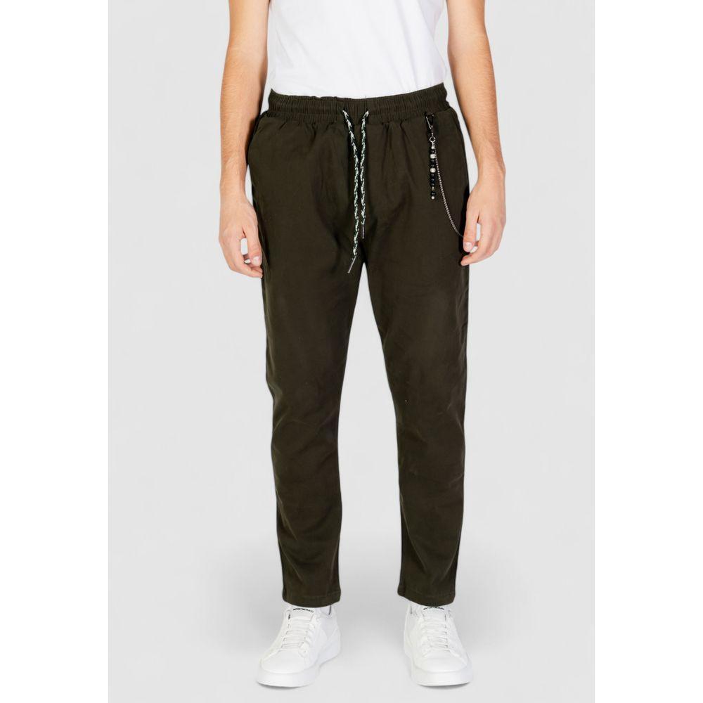 Gianni Lupo Green Cotton Jeans & Pant 1728,71956299936,Clothing,Gianni Lupo,Green,IT50 | L,Jeans & Pants - Men - Clothing,Men,Men - Clothing,New with tags Gianni Lupo GI-14788300149-IT50 | L