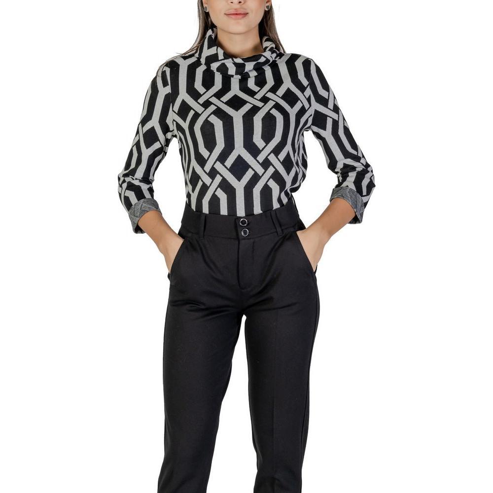 Street One Black Polyester Sweater ST-15733500009-46