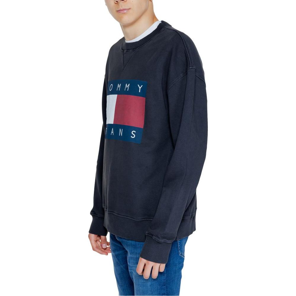 Tommy Hilfiger Jeans Black Cotton Sweater