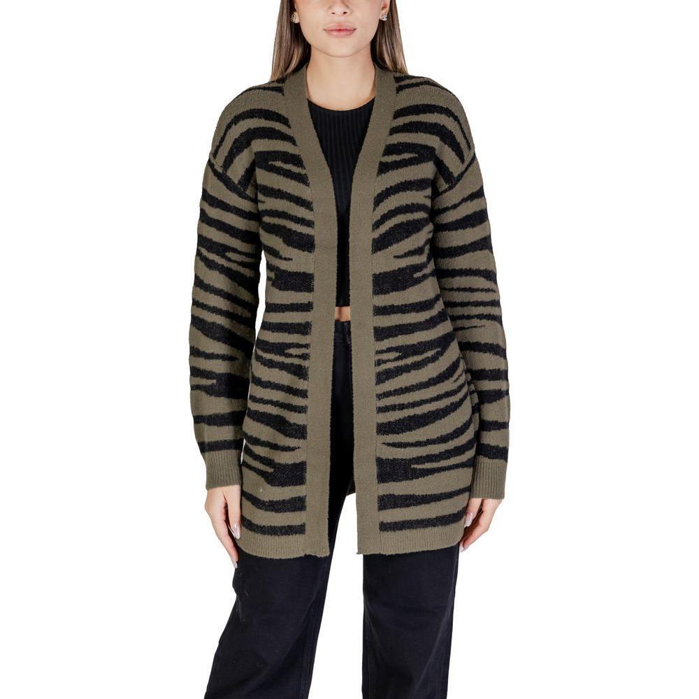 Jacqueline De Yong Green Nylon Cardigan JA-14840300148-IT44|L