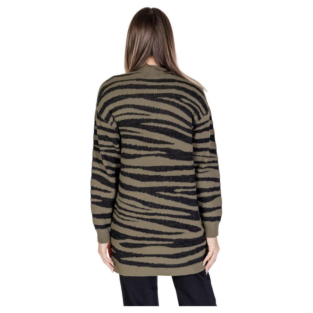 Jacqueline De Yong Green Nylon Cardigan JA-14840300148-IT44|L