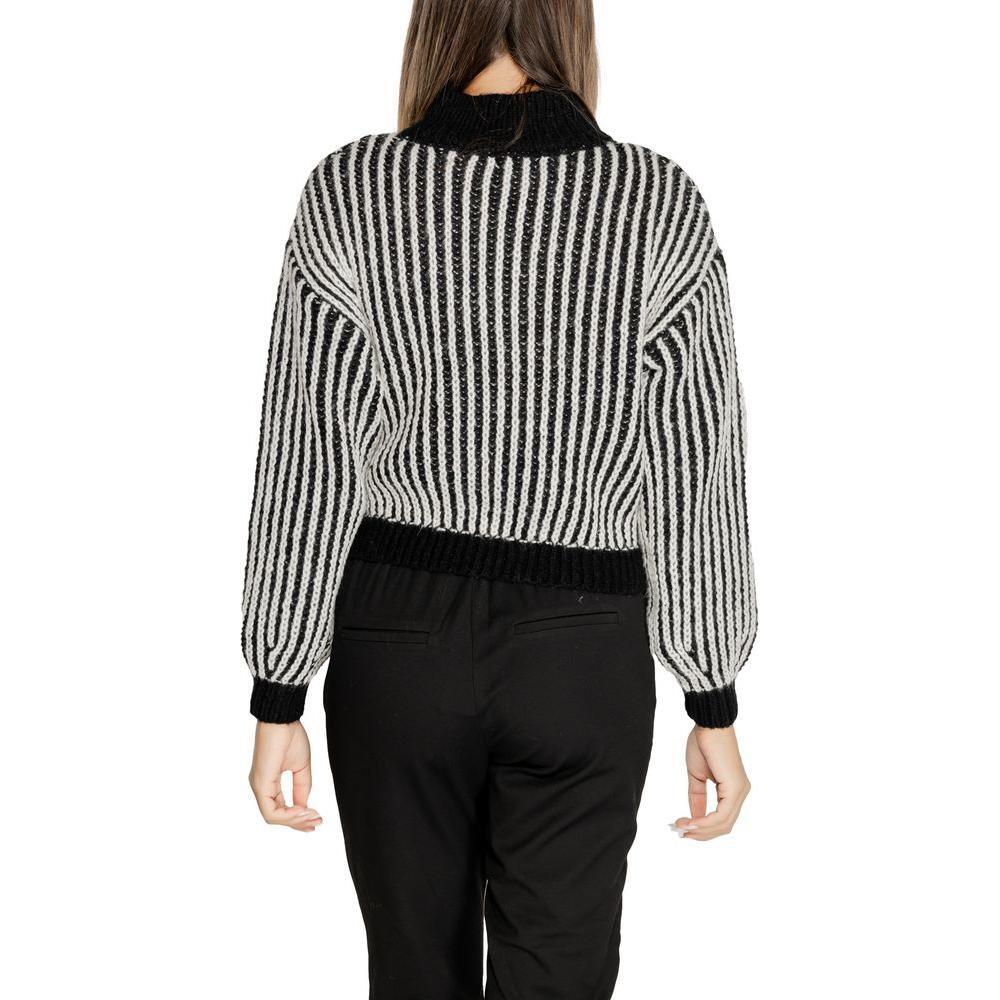 Jacqueline De Yong Black Polyester Sweater JA-14840400009-IT44|L