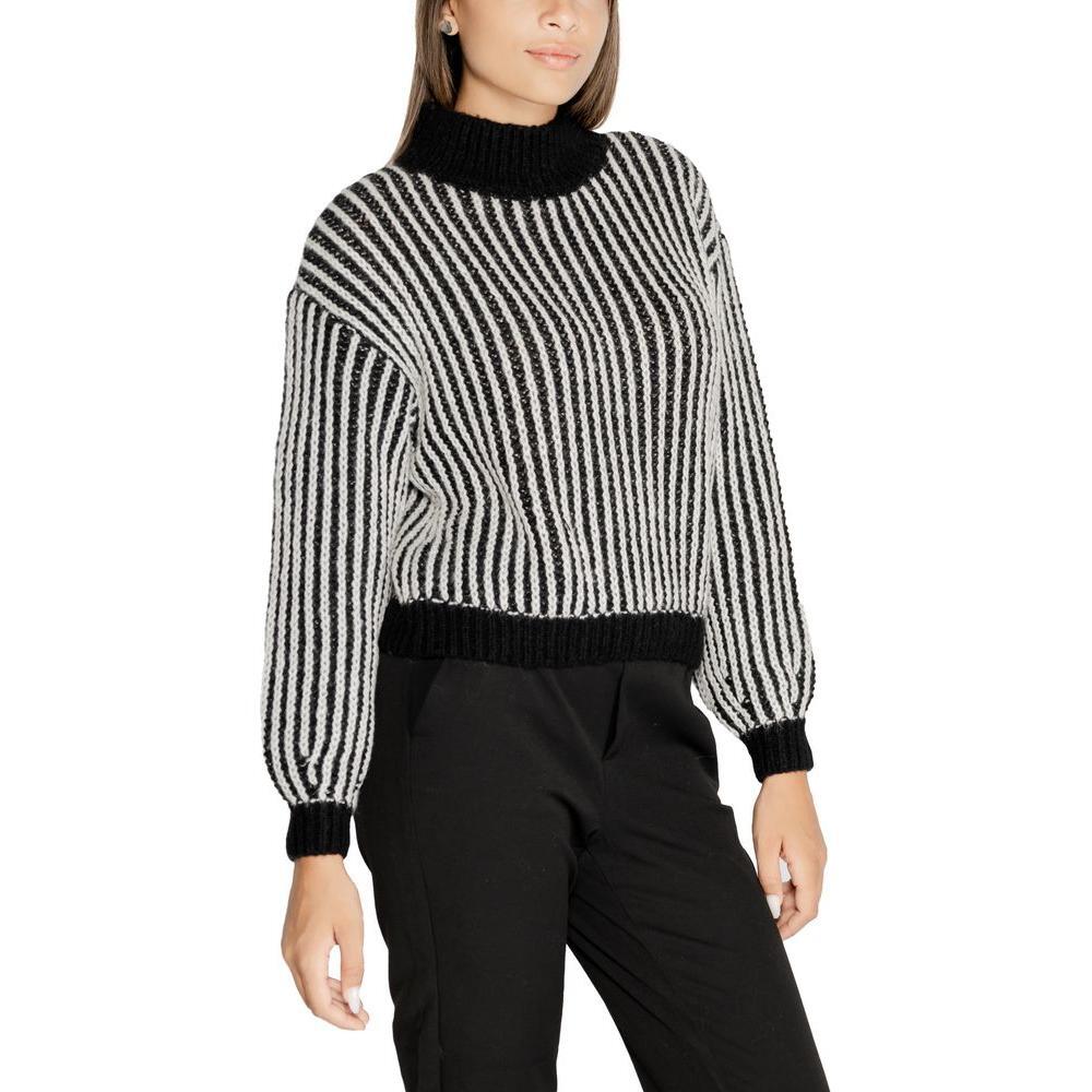 Jacqueline De Yong Black Polyester Sweater JA-14840400009-IT44|L