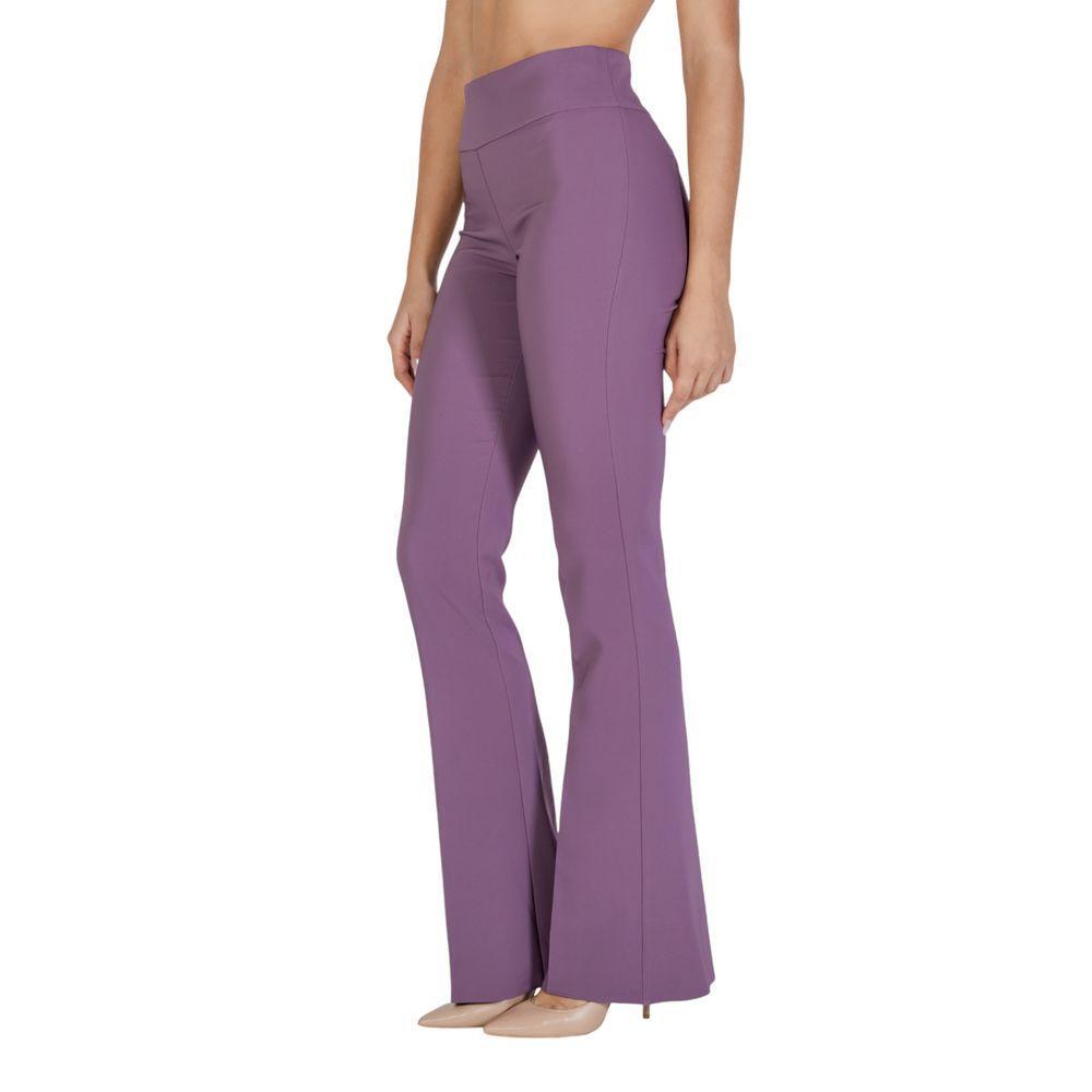 Sandro Ferrone Purple Polyester Pant SA-15619800151-IT40 | XS