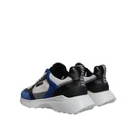 Versace Multicolor Canvas Quad Fabric Medusa Low Top Sneakers Shoes