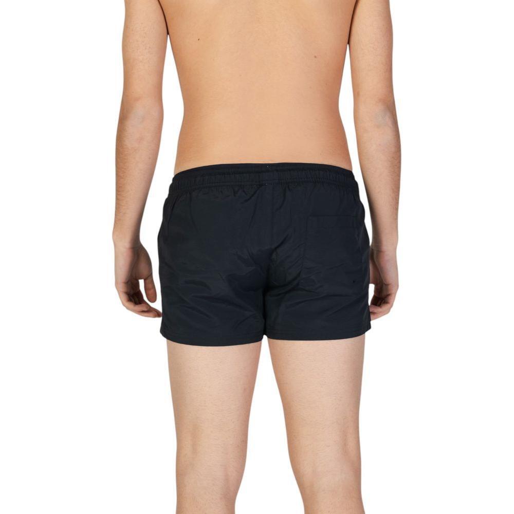 Hamaki-Ho Black Polyester Swim Short HA-15940000009-IT44 | S