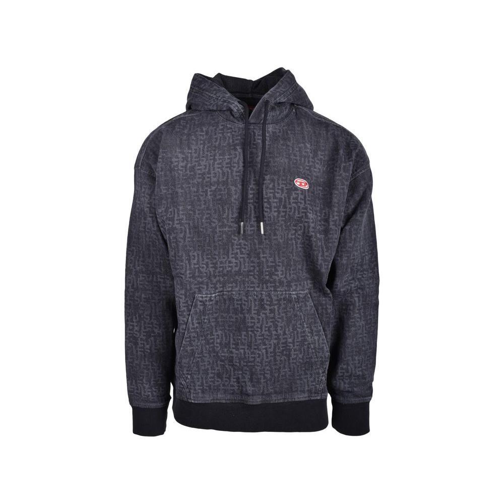 Diesel Gray Cotton Hoody