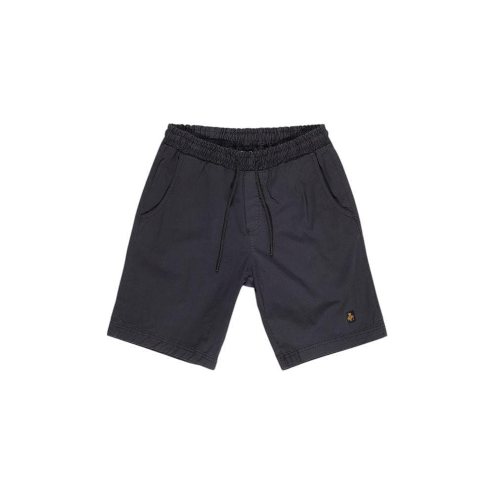 Refrigiwear Black Cotton Bermuda RE-15823900009-W30