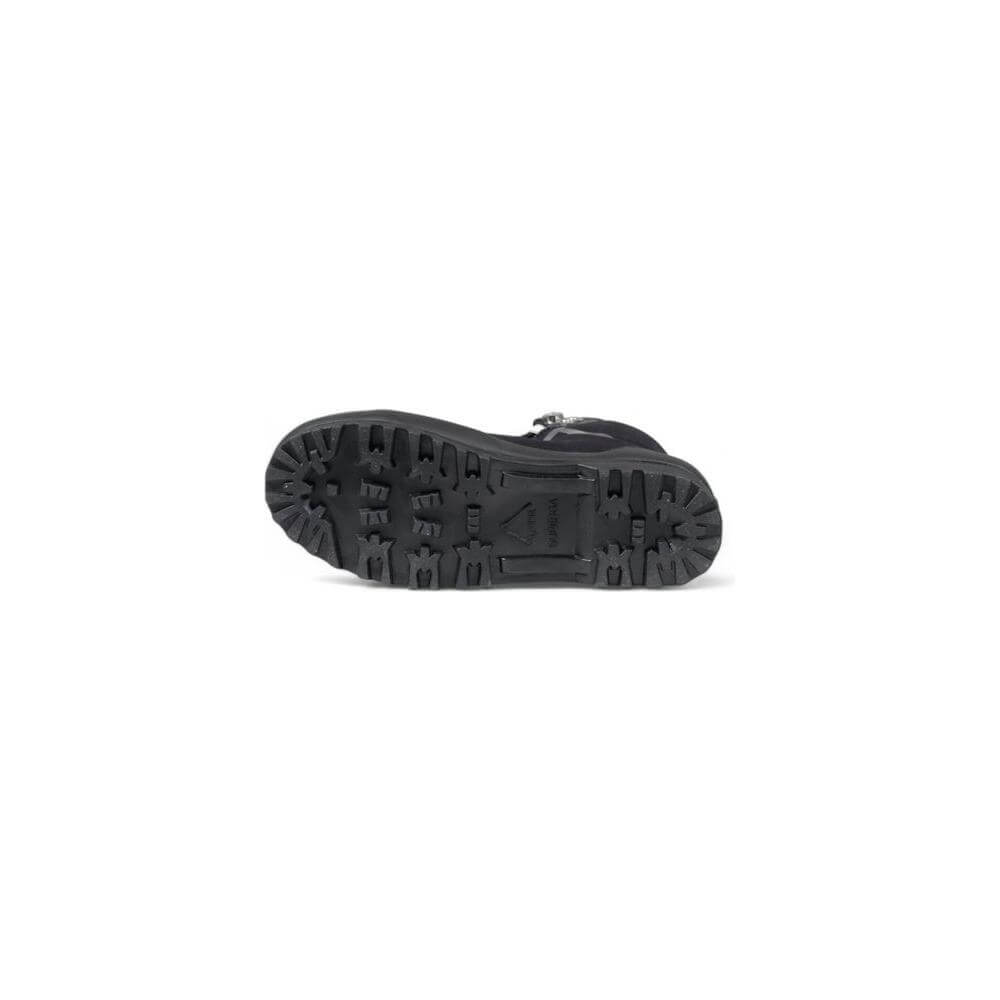 Tread view of Superga Black Fabric Sneaker, women’s autumn/winter collection, featuring durable textile sole design.