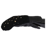 Dolce & Gabbana Studded Black Leather Gentleman's Gloves Dolce & Gabbana Black
