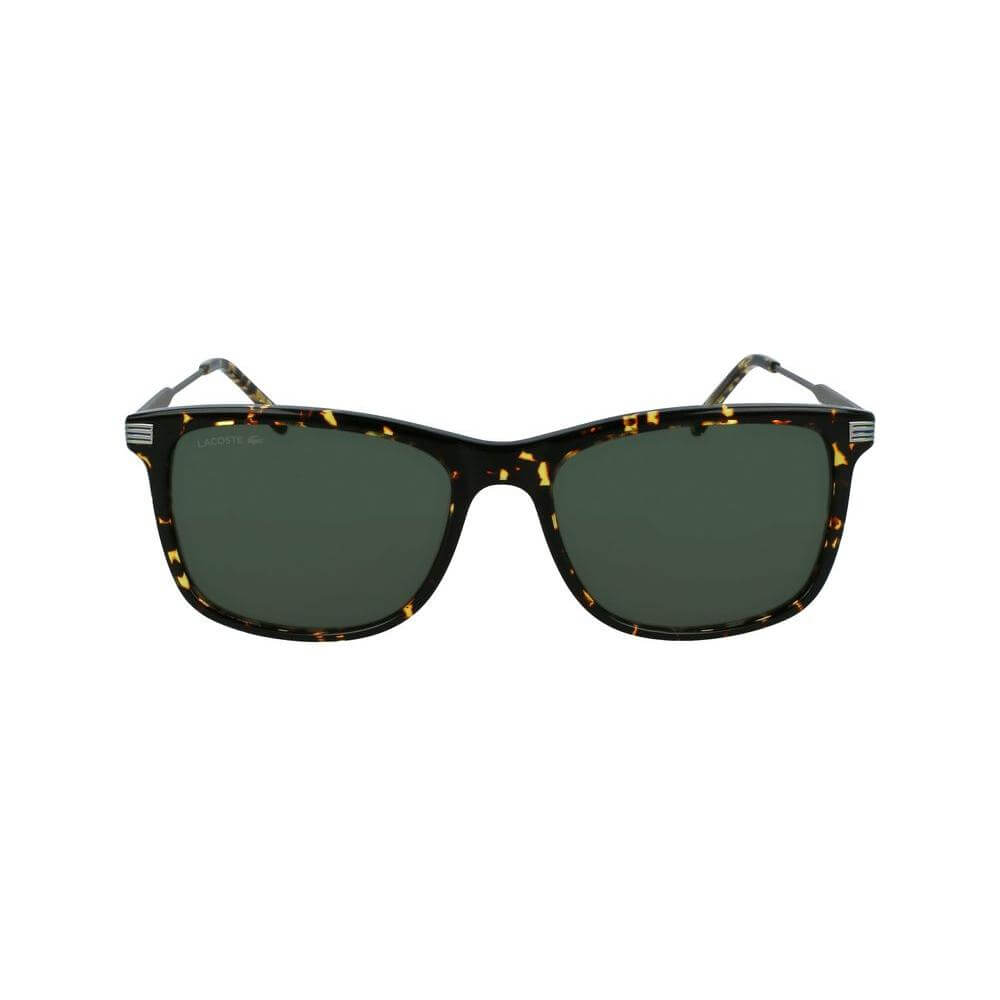 Front view of Lacoste brown metal sunglasses L960S-430 with 56/18/140mm dimensions and Filter 3 lenses.