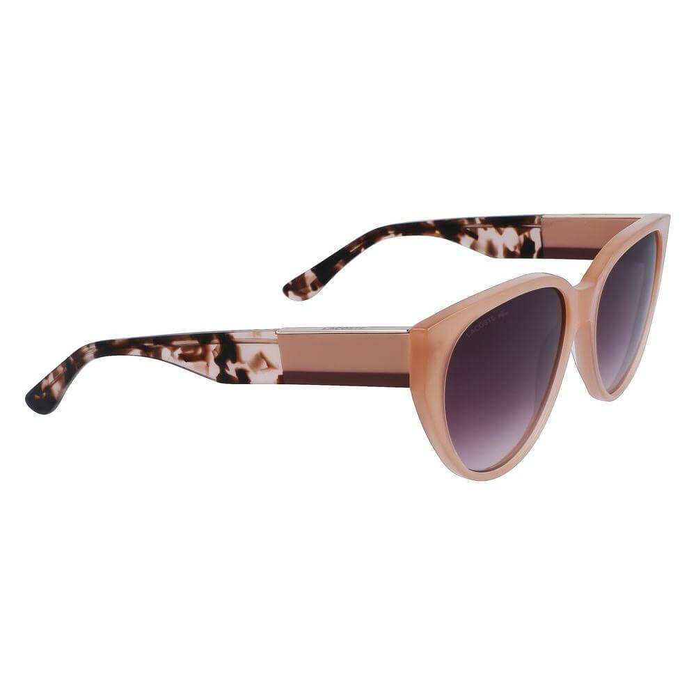 Lacoste multicolor acetate women's sunglasses L985S-681 with 59/16/140 mm frame, featuring a filter 3 lens.