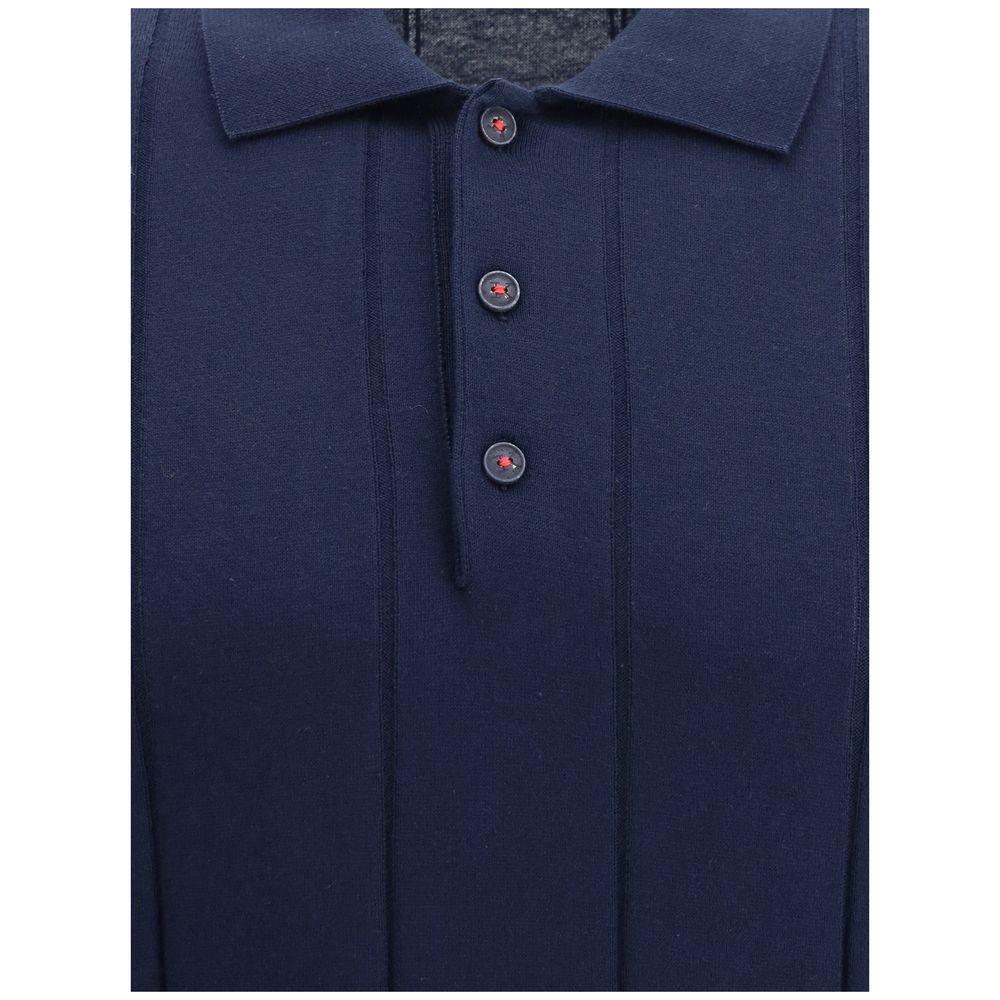 Kiton Ribbed Polo Shirt