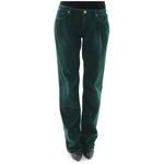 Dolce & Gabbana Green Cotton Corduroys SLIMMY Fit D&G Pants NOC10502-W24