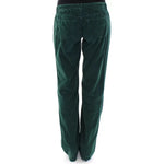 Dolce & Gabbana Green Cotton Corduroys SLIMMY Fit D&G Pants NOC10502-W24