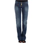 Cavalli Blue Wash Cotton Stretch Boot Cut Jeans SIG18143-1