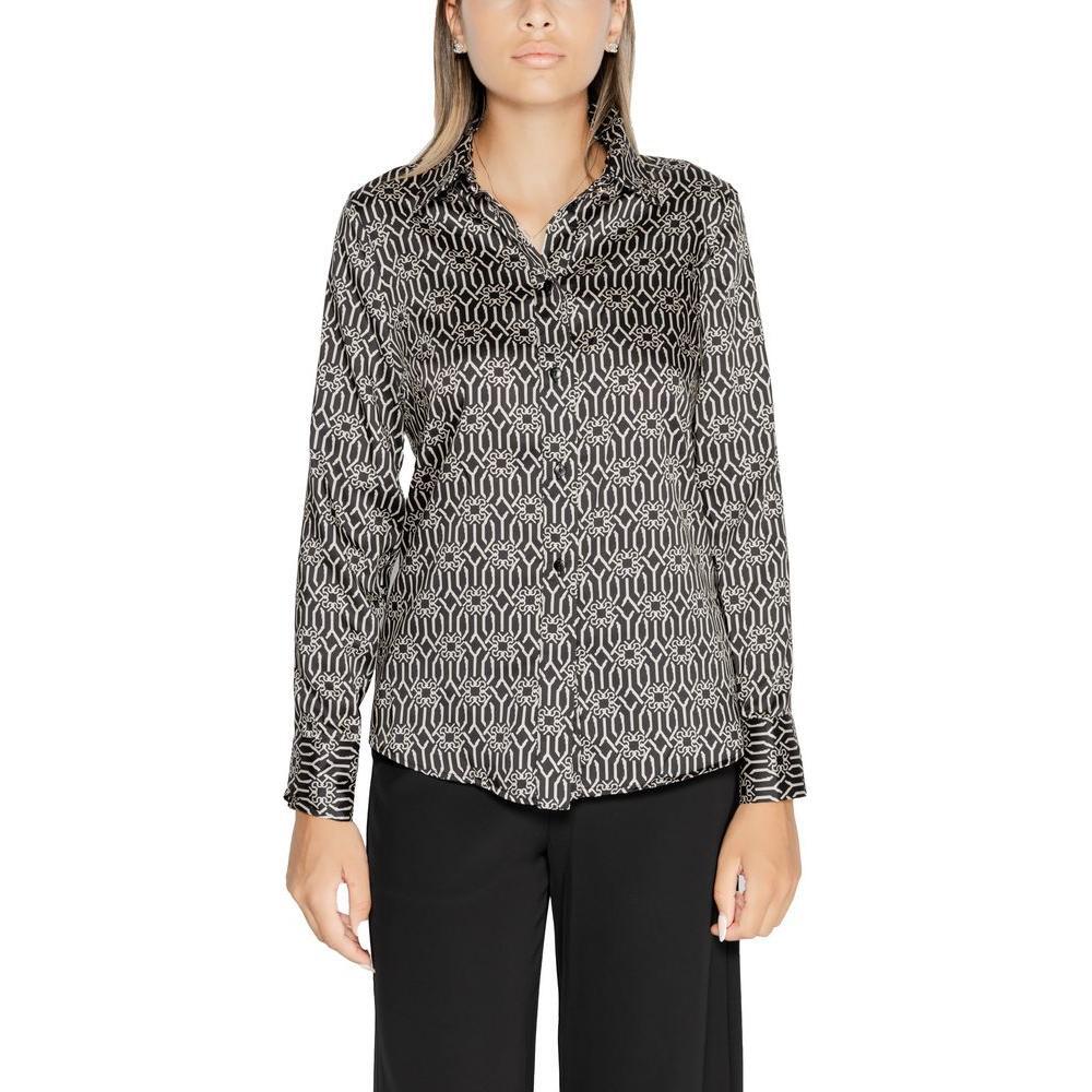 Rinascimento Black Polyester Shirt RI-14929300009-IT44|L