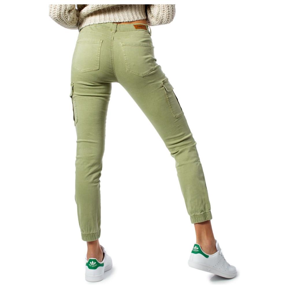 Only Green Cotton Jeans & Pant