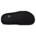 Dolce & Gabbana Black Polyester Faux Fur Mens Flats Sandals Shoes MV4804-44.5
