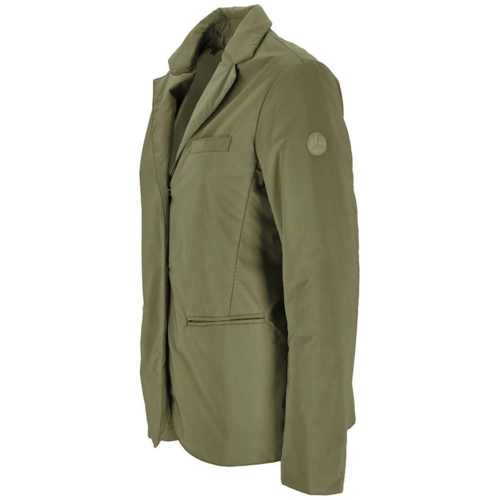 People Of Shibuya Green Polyester Jackets & Coat PE-14553-IT40|S