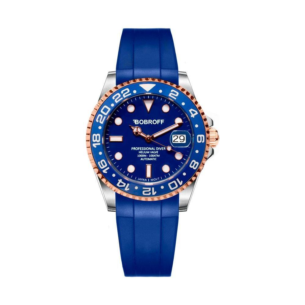 Bobroff Black Rubber Watch BOBF0006CAAC
