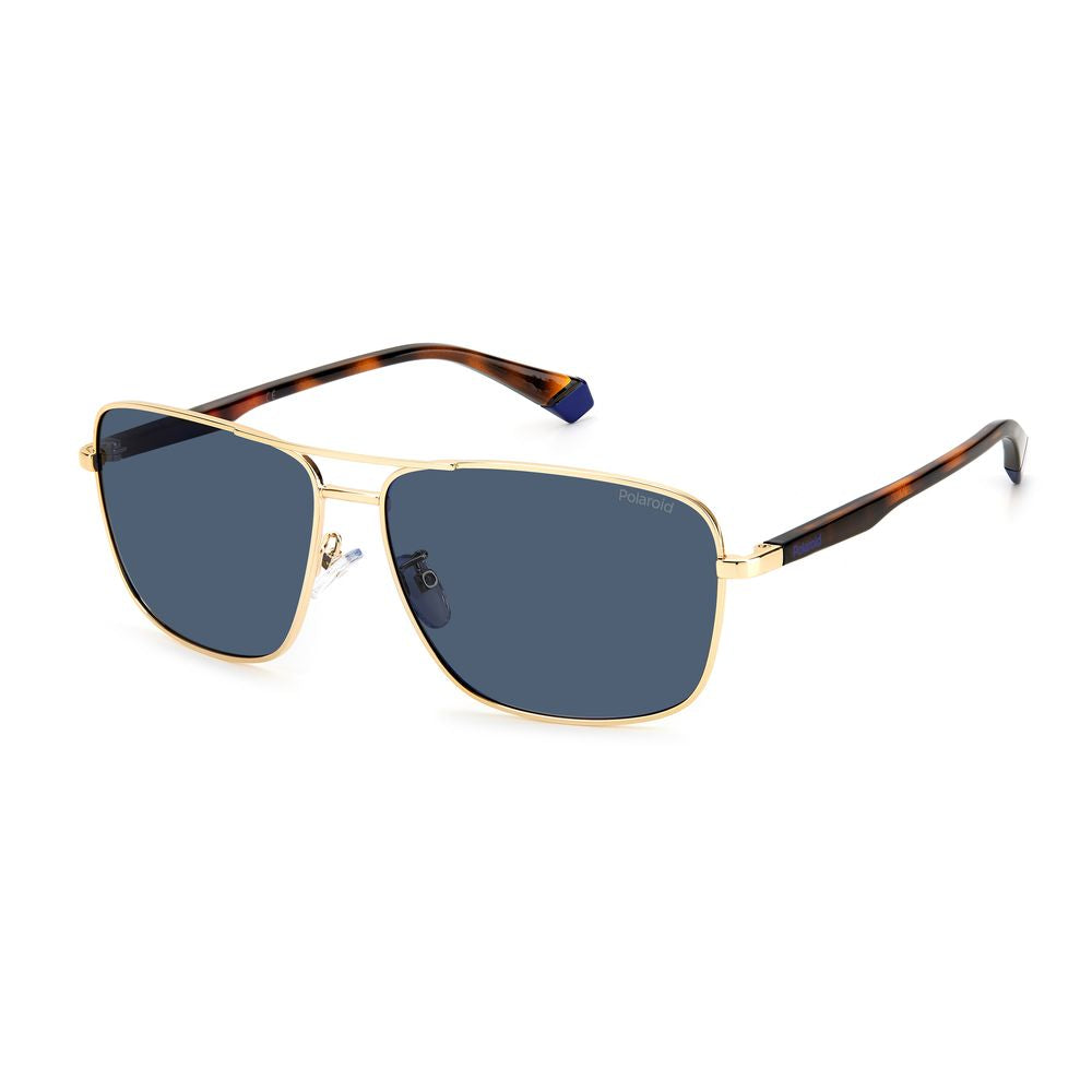 Polaroid Gold Metal Sunglasses 1728,67434610848,Gold,Men,New with tags,Polaroid,Sunglasses,Sunglasses for Men - Sunglasses Polaroid POPLD2119GSJ5GC3AC