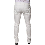 Dolce & Gabbana White Cotton Tapered Formal Dress Pants PAN75824-48