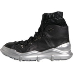 Dolce & Gabbana Black Nylon Galileo High Top Sneakers Shoes MV6678-44