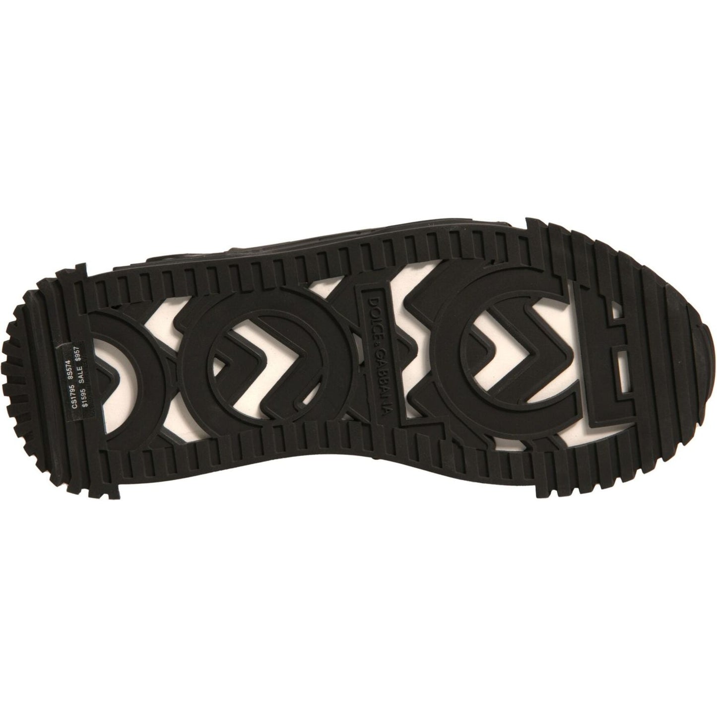 Dolce & Gabbana Black Leather Studded Slides Sandals Shoes MV7033-41