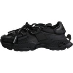 Dolce & Gabbana Black Low Top Space Lace Up Sneakers Shoes MV6664-39