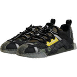 Dolce & Gabbana Black Green Camo NS1 Low Top Sneakers Shoes MV6728-39.5