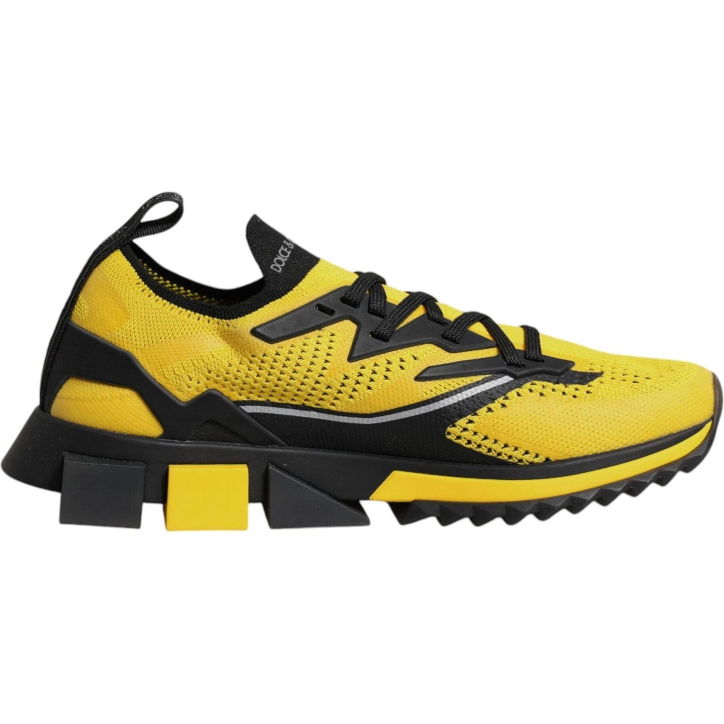 Dolce & Gabbana Yellow SORRENTO Sport Stretch Sneakers Shoes