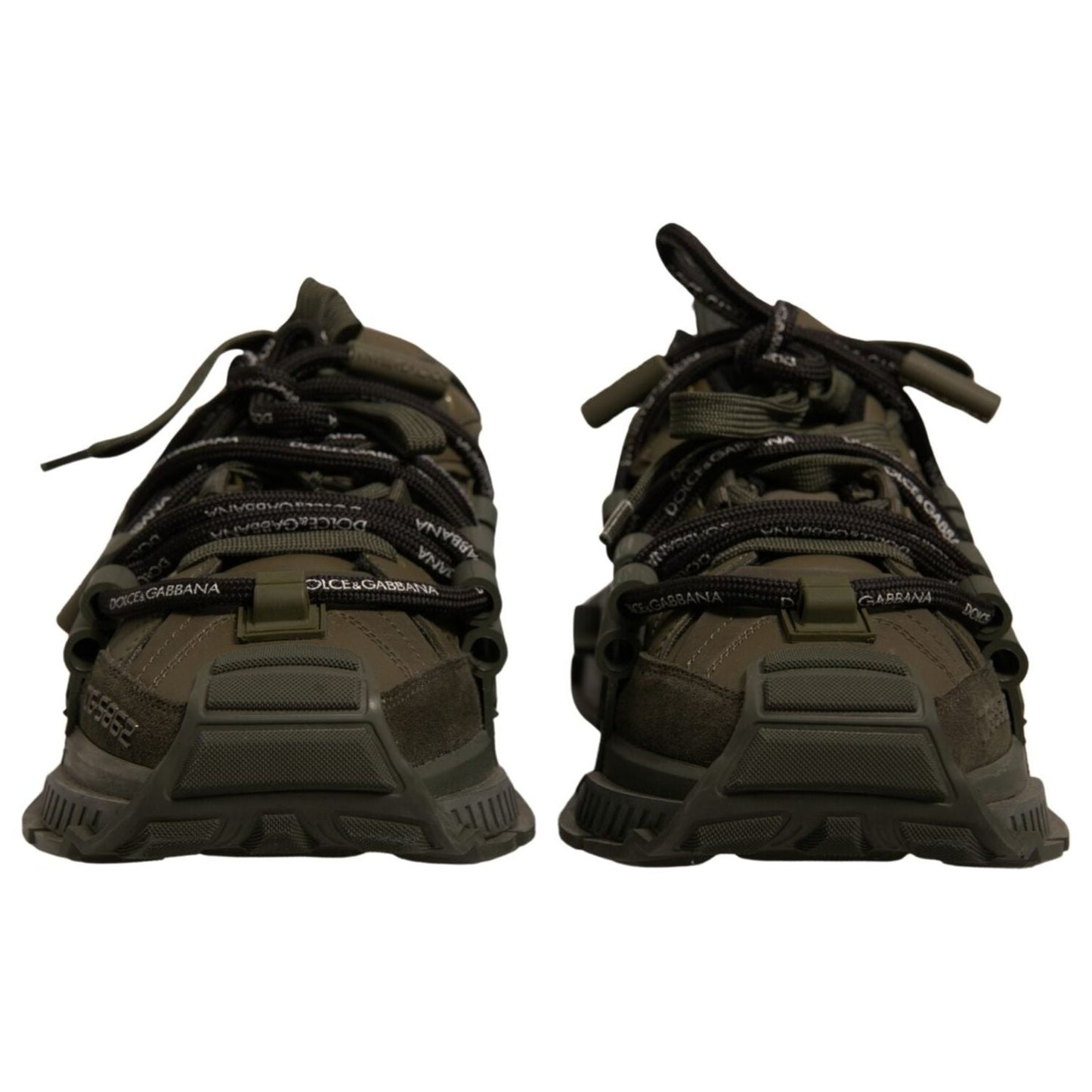 Dolce & Gabbana Military Green Space Low Top Sneakers Shoes MV6899-42.5