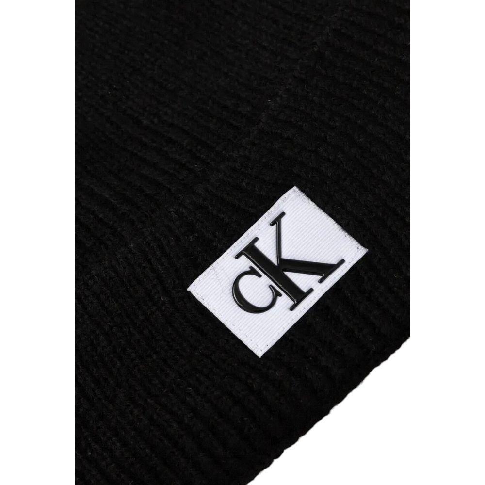 Calvin Klein Jeans Black Marabou Caps Baseball Hat CA-16491100009-UNI