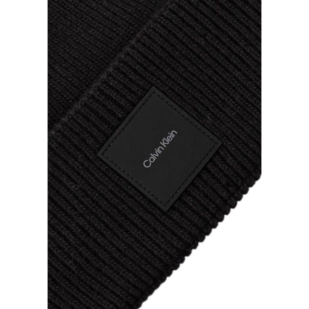 Calvin Klein Black Organic Cotton Caps Baseball Hat CA-16490900009-UNI