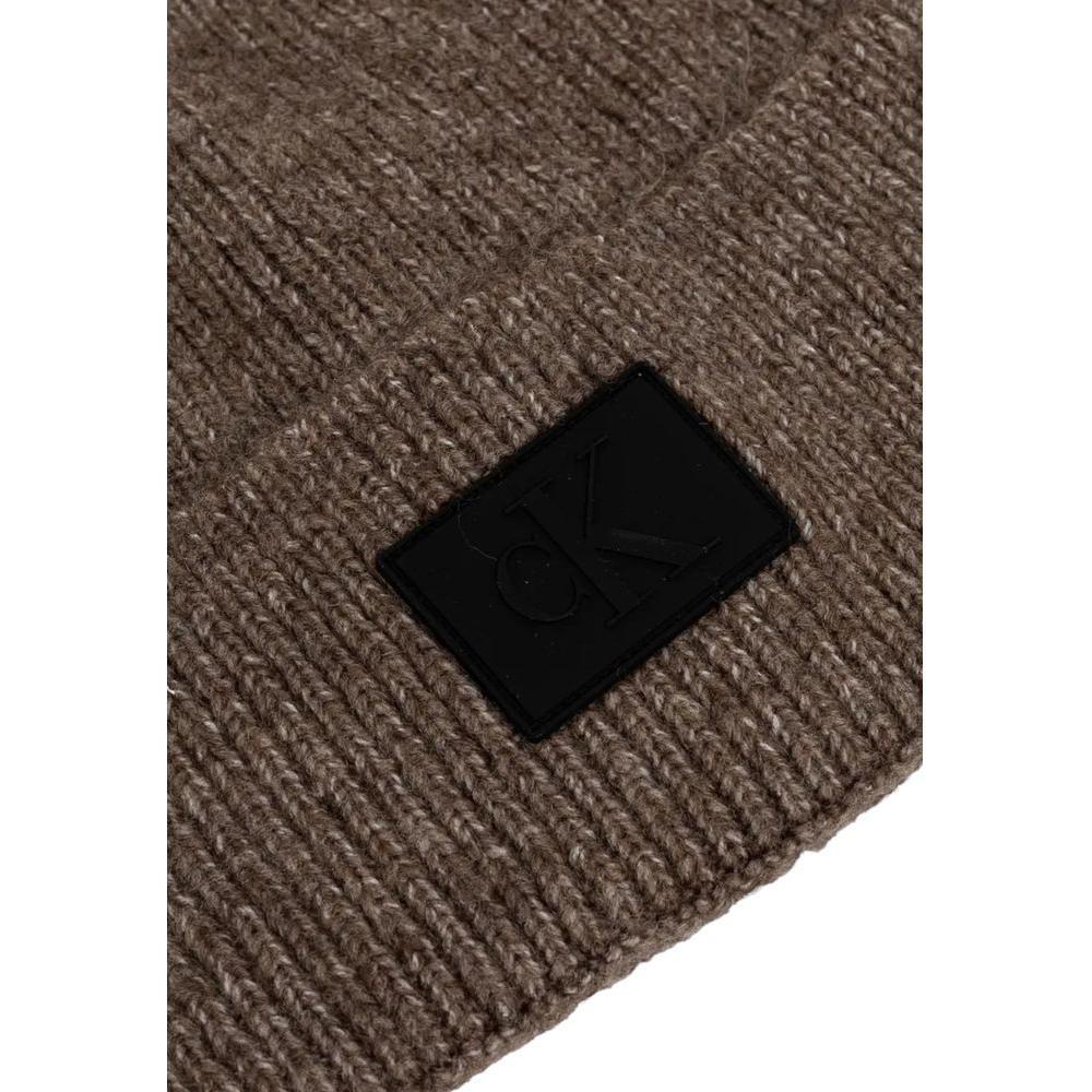 Calvin Klein Jeans Brown Marabou Caps Baseball Hat CA-16497000140-UNI