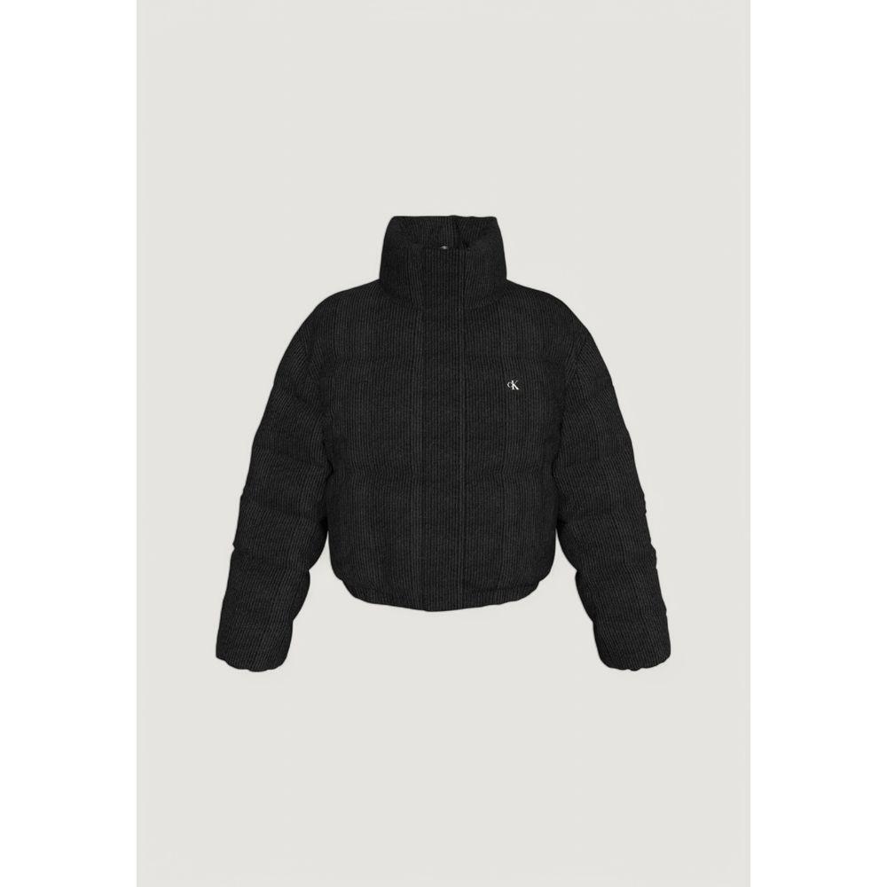 Calvin Klein Jeans Black Polyester Jackets & Coat CA-16503300009-IT38|XS
