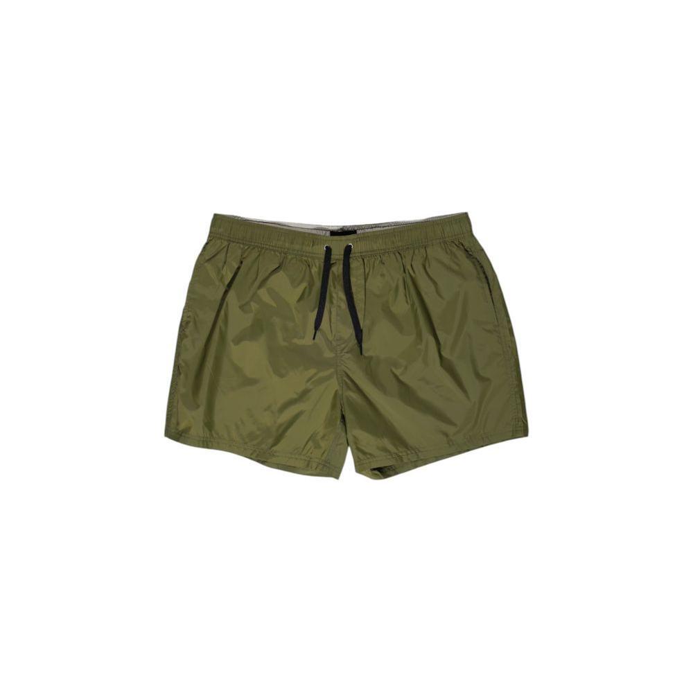 Refrigiwear Green Polyester Swim Short RE-15819900149-3XL