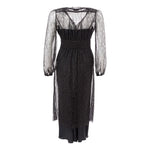 Lardini Elegant Black Nylon Dress LA-1155676-IT40|S