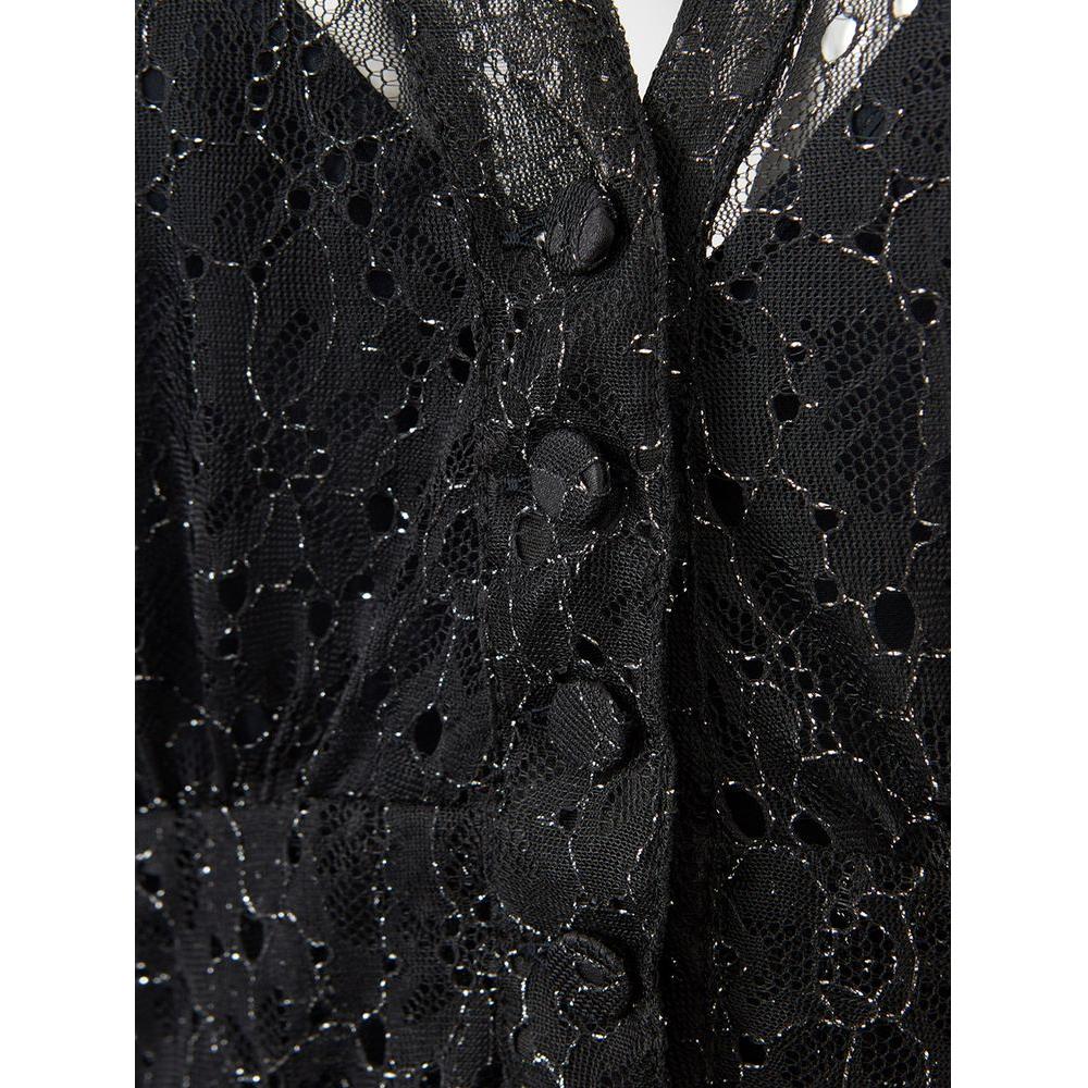 Lardini Elegant Black Nylon Dress LA-1155676-IT40|S